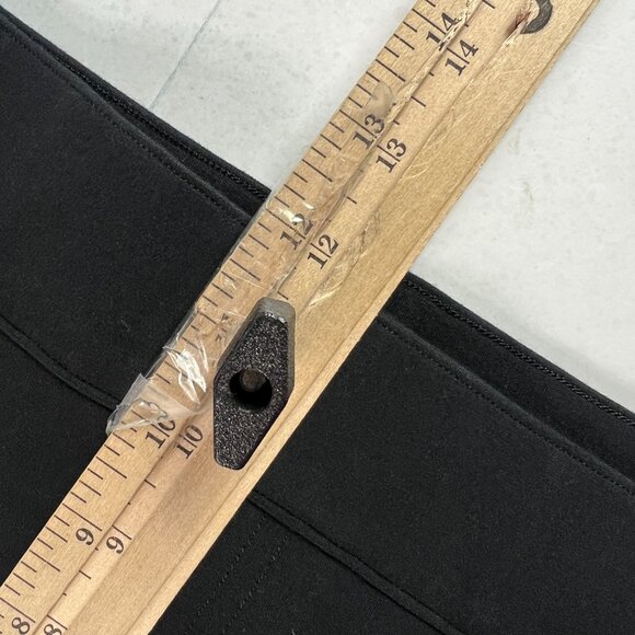 Spanx Ponte Perfect Slim Straight Pants Women 32x25* Black High Rise Crop Tag XL - Picture 15 of 16